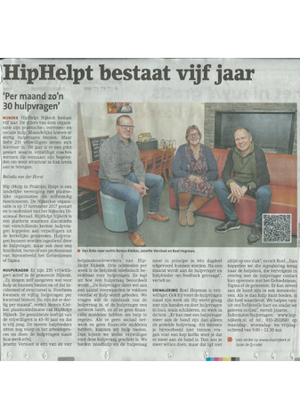 HipHelpt Nijkerk bestaat 5 jaar