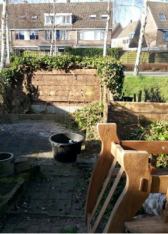 Een dame alvast flink op weg geholpen